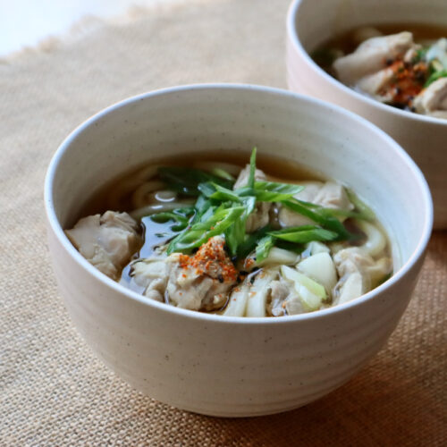 Chicken Udon Noodle Soup Recipe – Japanese Cooking 101