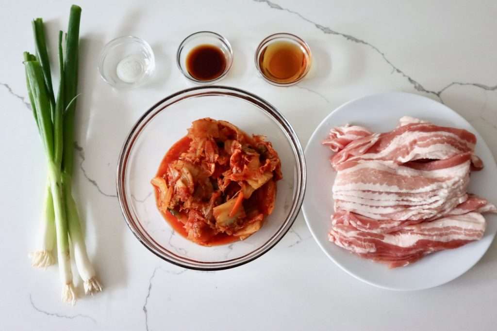 Buta Kimchi Ingredients