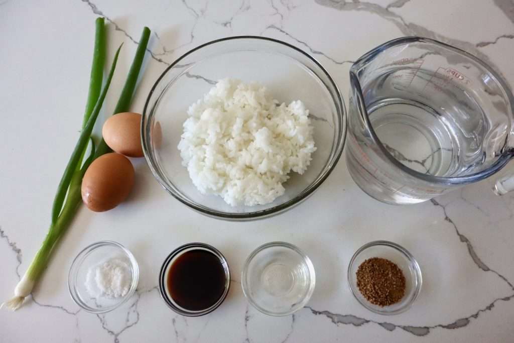 Tamago Zosui Ingredients
