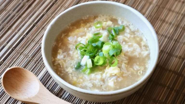 Tamago Zosui (Japanese Rice & Egg Soup)