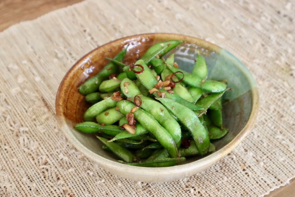 Garlic Edamame