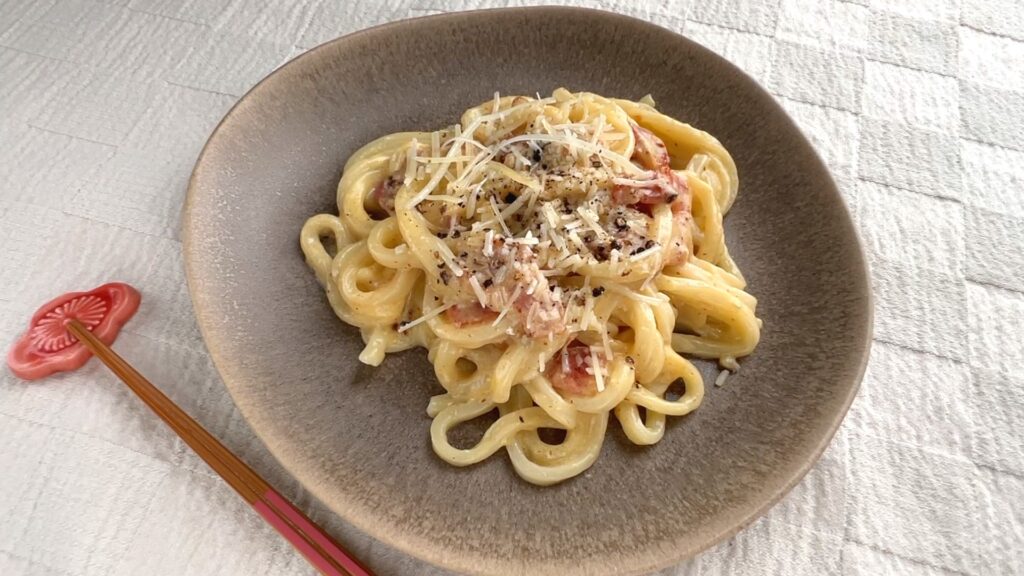 Udon Carbonara