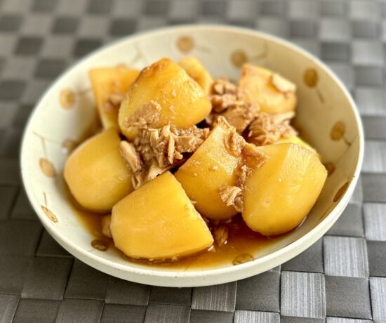 Simmered Potatoes and Tuna