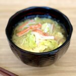 Miso Soup with Imitation Crab