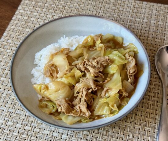 Pork and Cabbage Curry