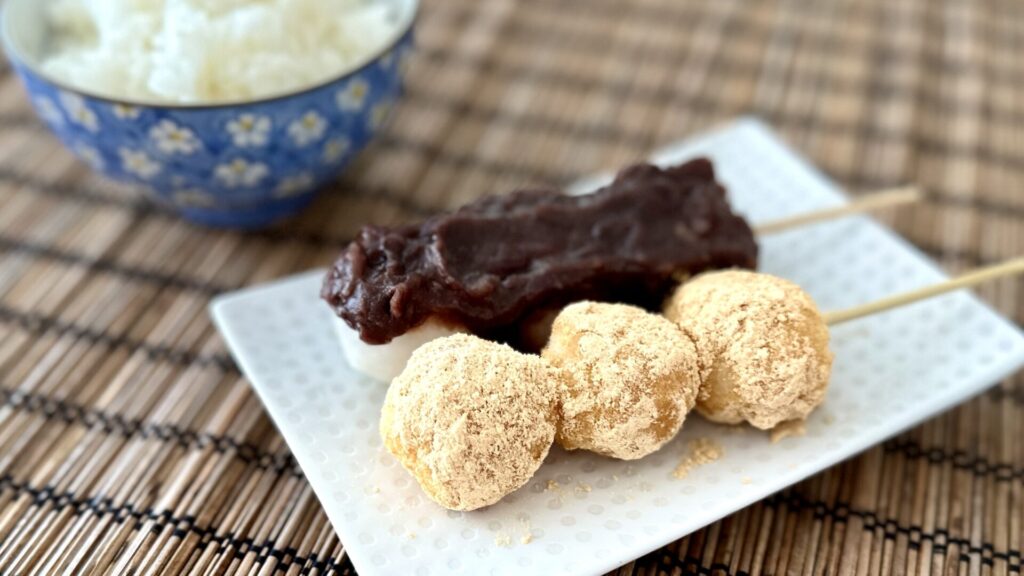 Dango Made from Steamed Rice