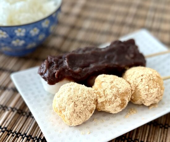 Dango Made from Steamed Rice