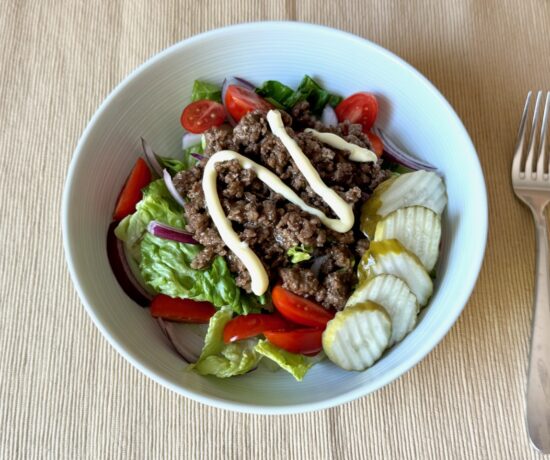 Teriyaki Burger Salad