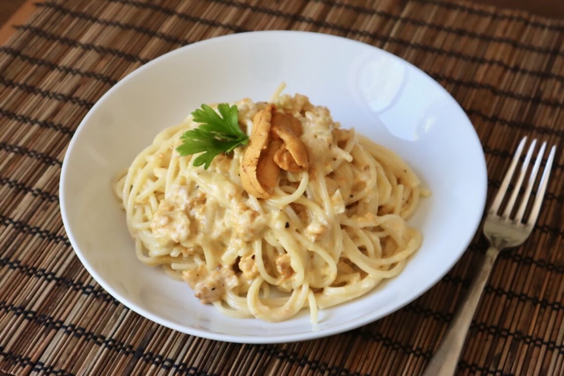 Creamy Uni Pasta – Japanese Cooking 101