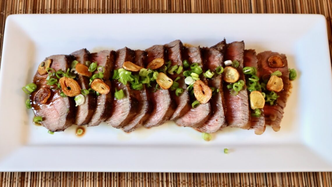 Beef Steak with Soy-Butter Sauce