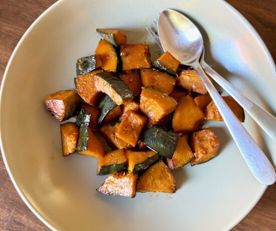 Roasted Kabocha with soy maple butter