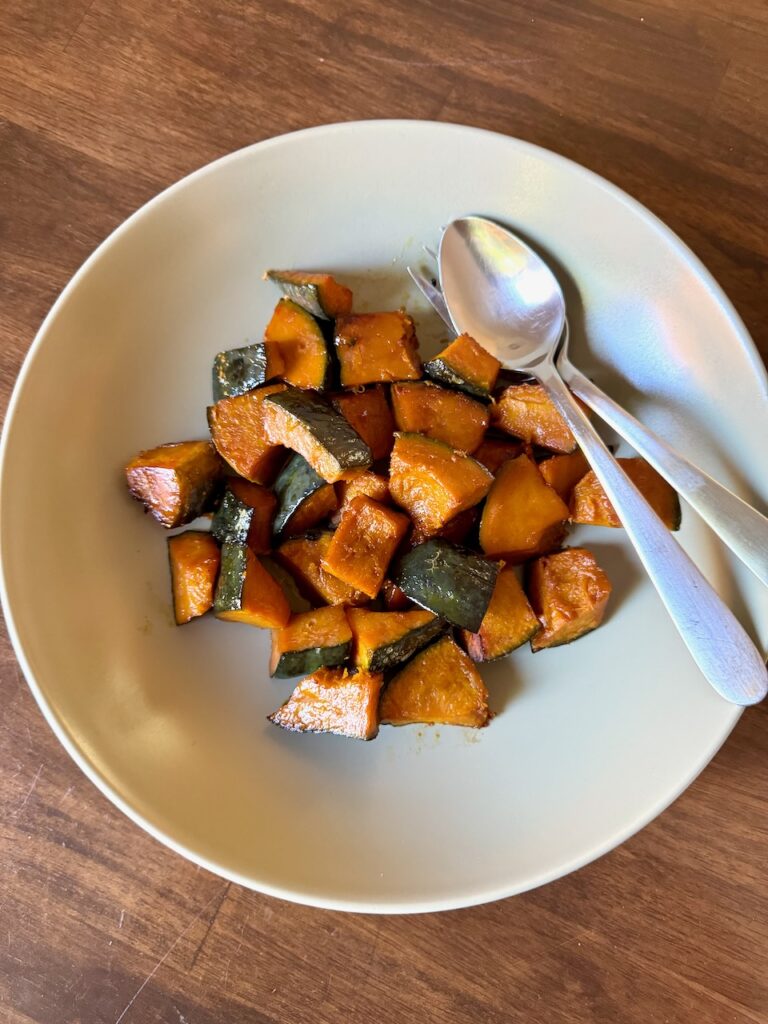 Roasted Kabocha with soy maple butter