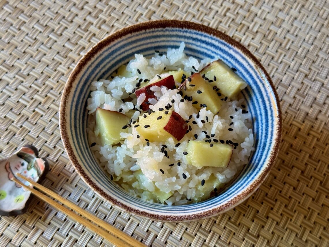 Satsumaimo Gohan (Japanese Sweet Potato Rice)