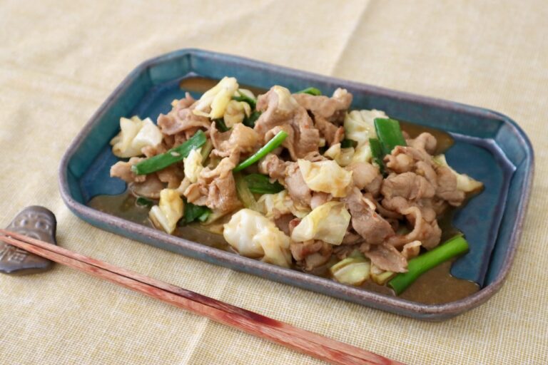 Spicy Miso Pork and Cabbage