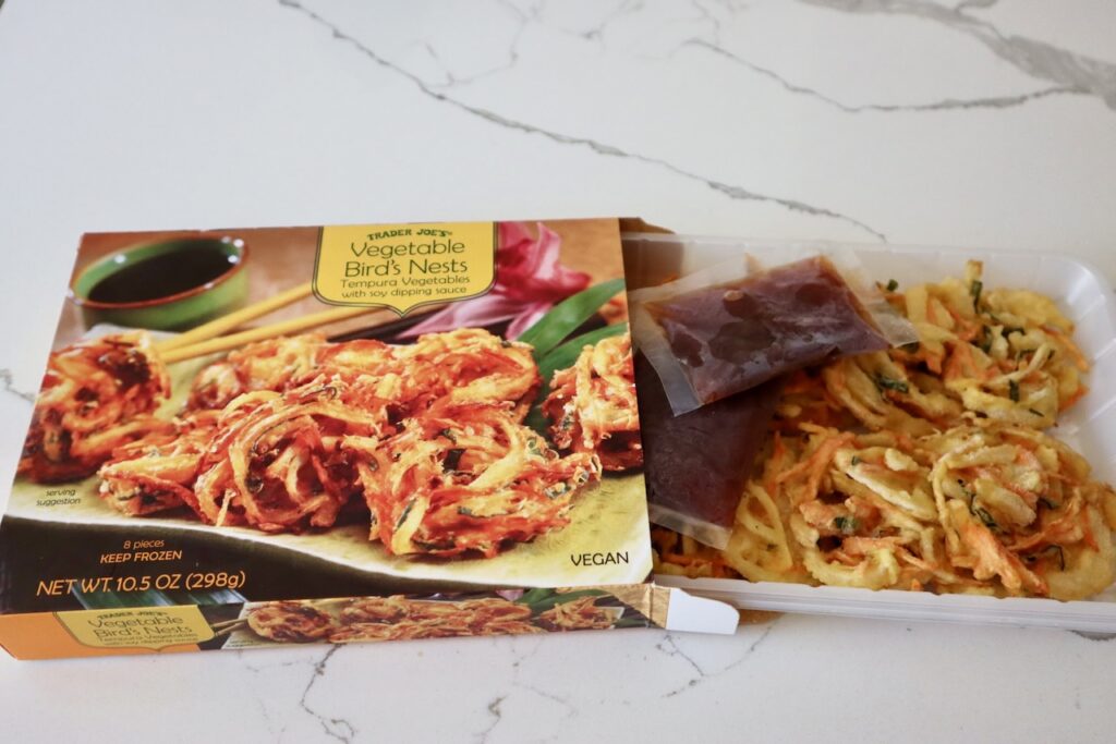 Trader Joe's Vegetable Bird's Nests (Vegetable Tempura)