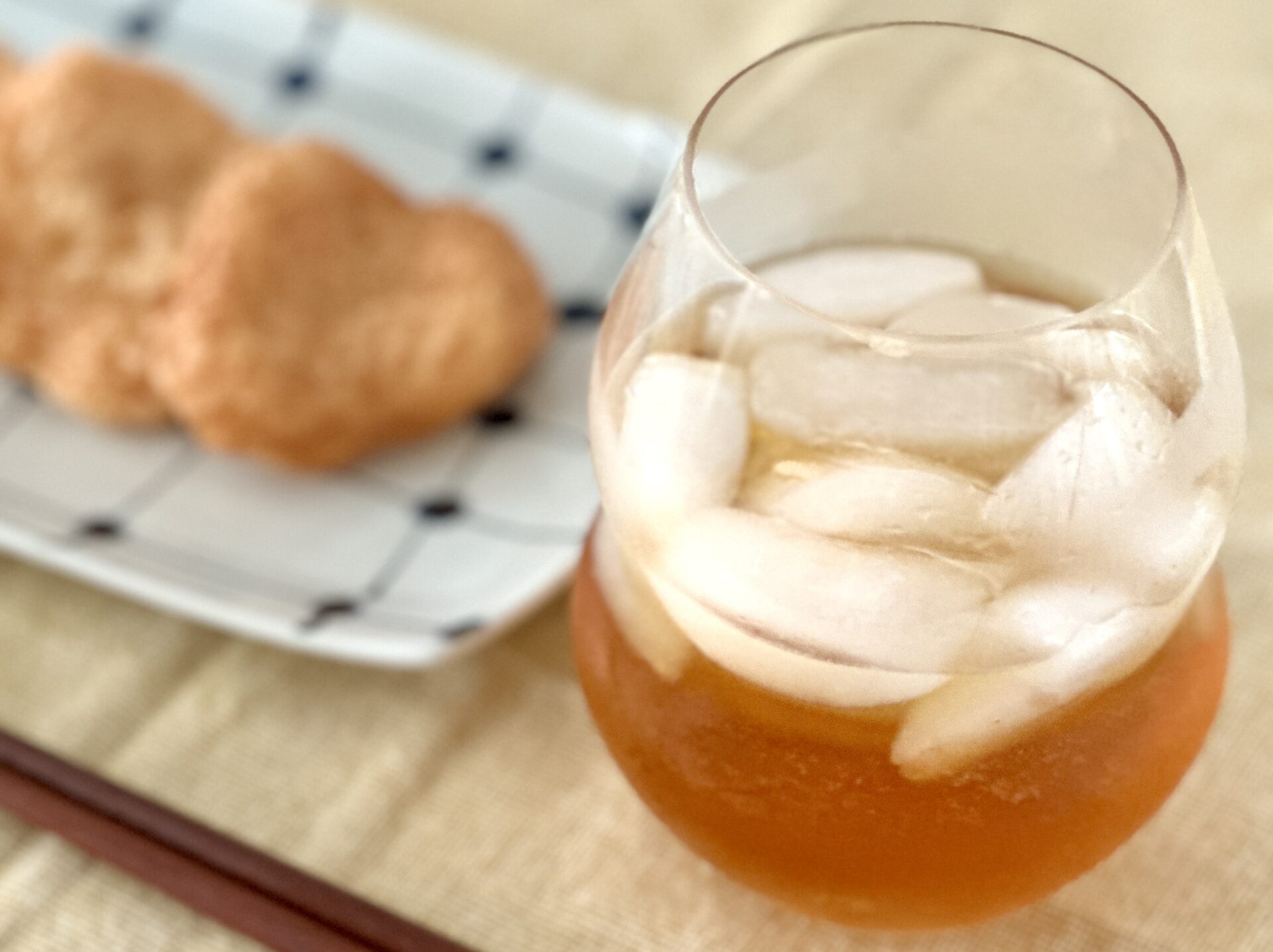 plum wine with soda water