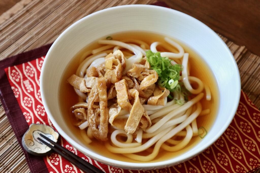 Hiyashi Kitsune Udon