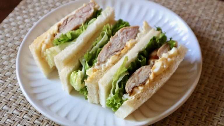 Teriyaki Chicken and Tamago Sando